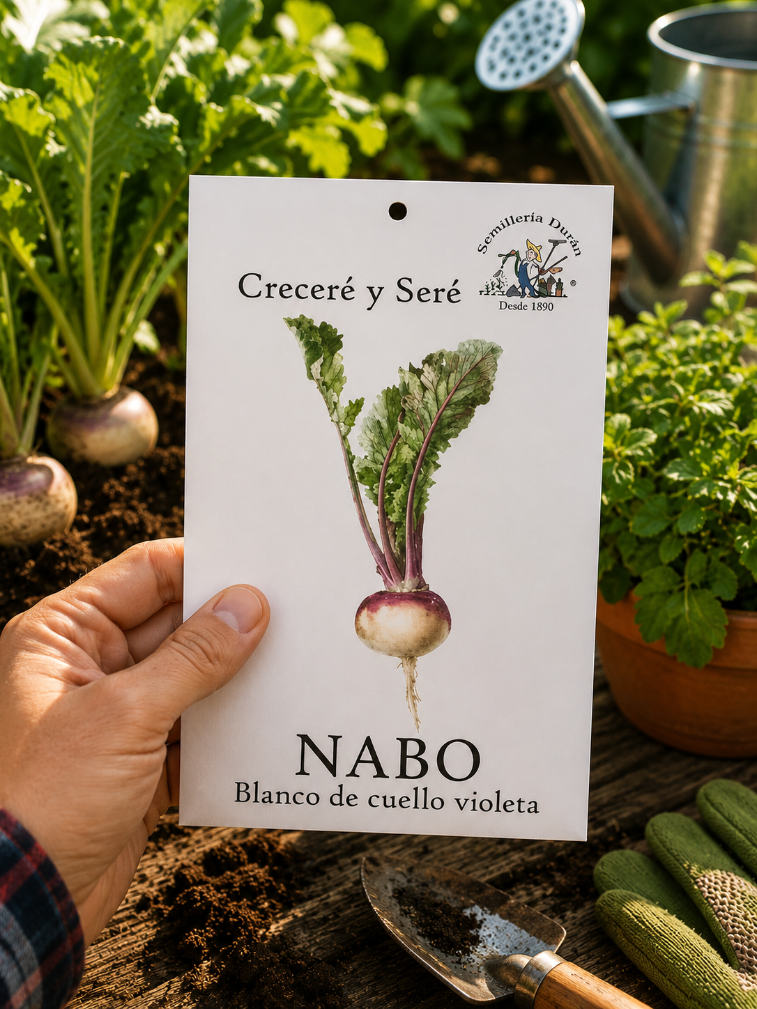 nabo-cuello-violeta Semillas de Kikuyo