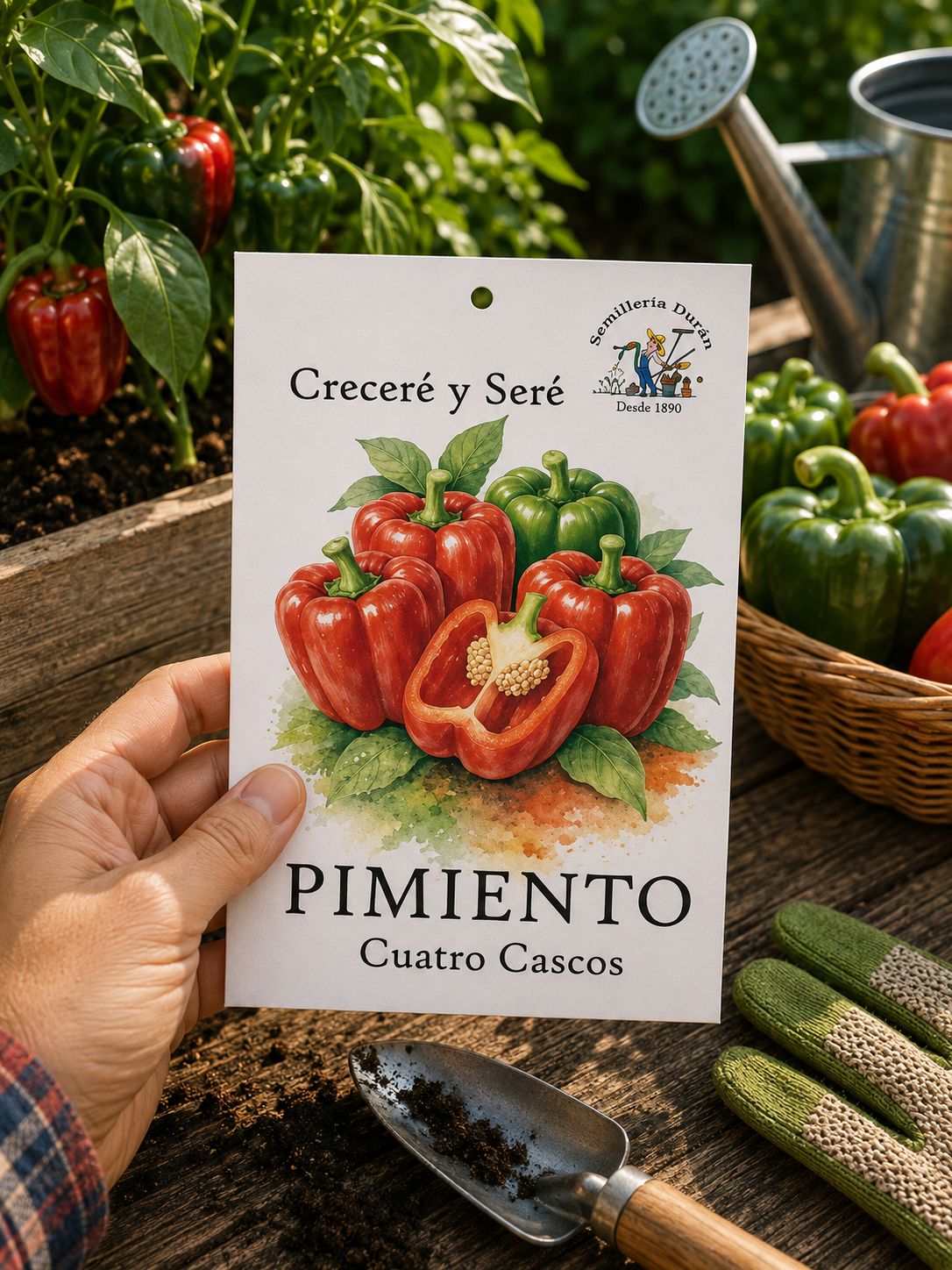 pimiento-cuatro-cascos Semillas de Kikuyo