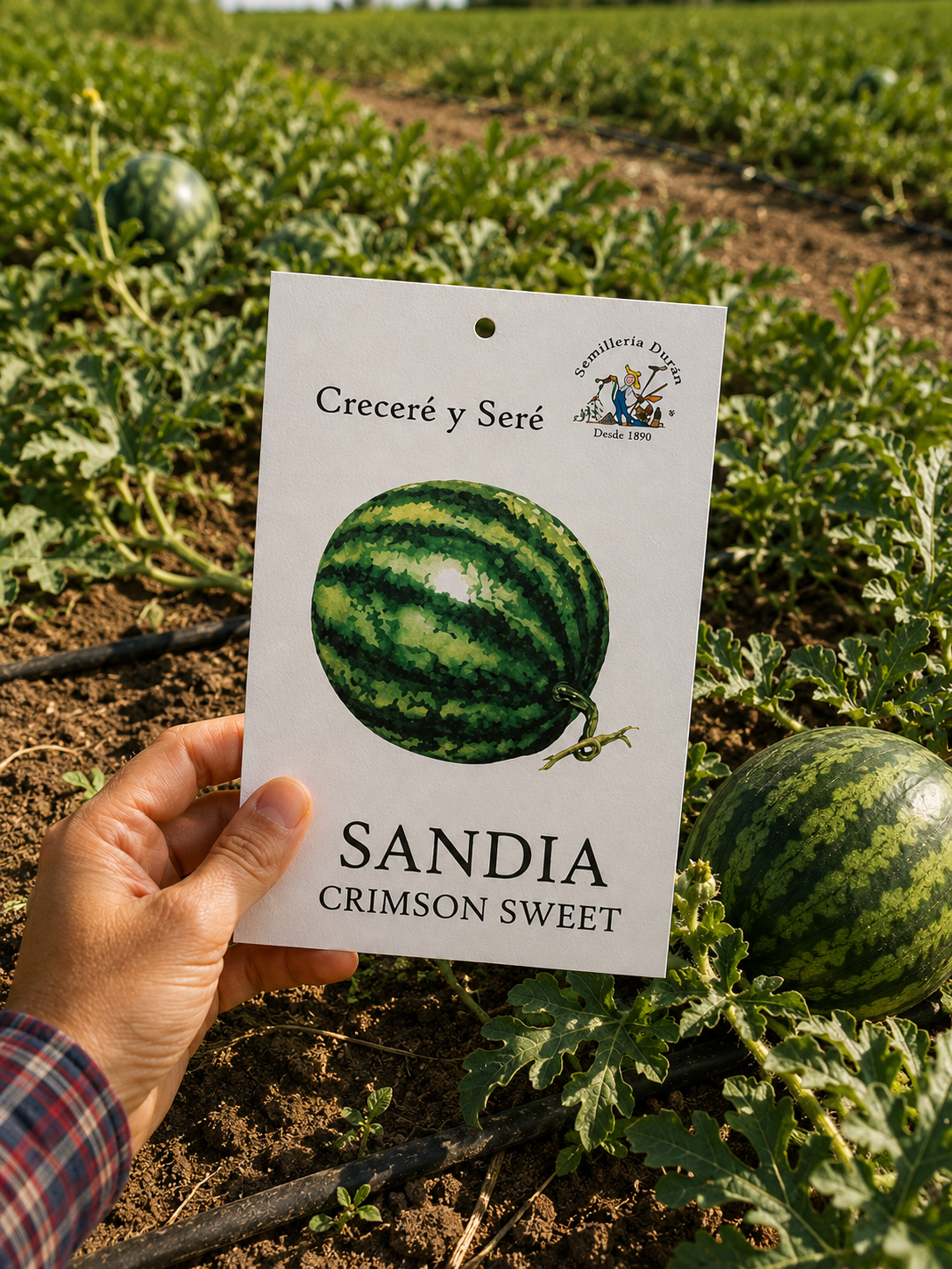 sandia-crimson-sweet Semillas de Kikuyo