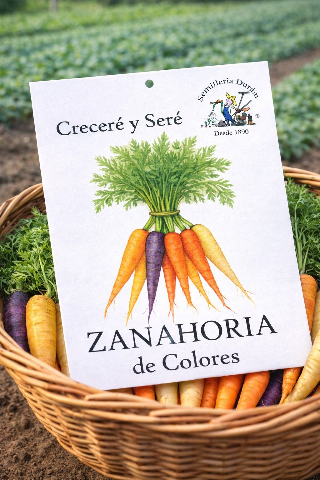 zanahoria de colores Zanahoria de Colores