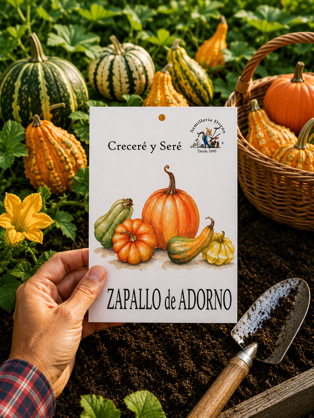 zapallo-de-adorno Semillas de Kikuyo