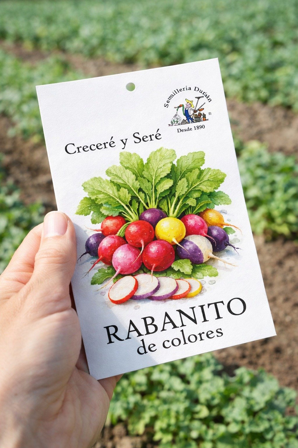 rabanitos de colores Semillas de Kikuyo